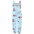 thumbnail image 5 of Gubotare Girls Jumpsuits Formal Girls Summer Sleeveless Casual Romper Spaghetti Strap Jumpsuit Size 4-5T (Light Blue,4-5 Years), 5 of 5