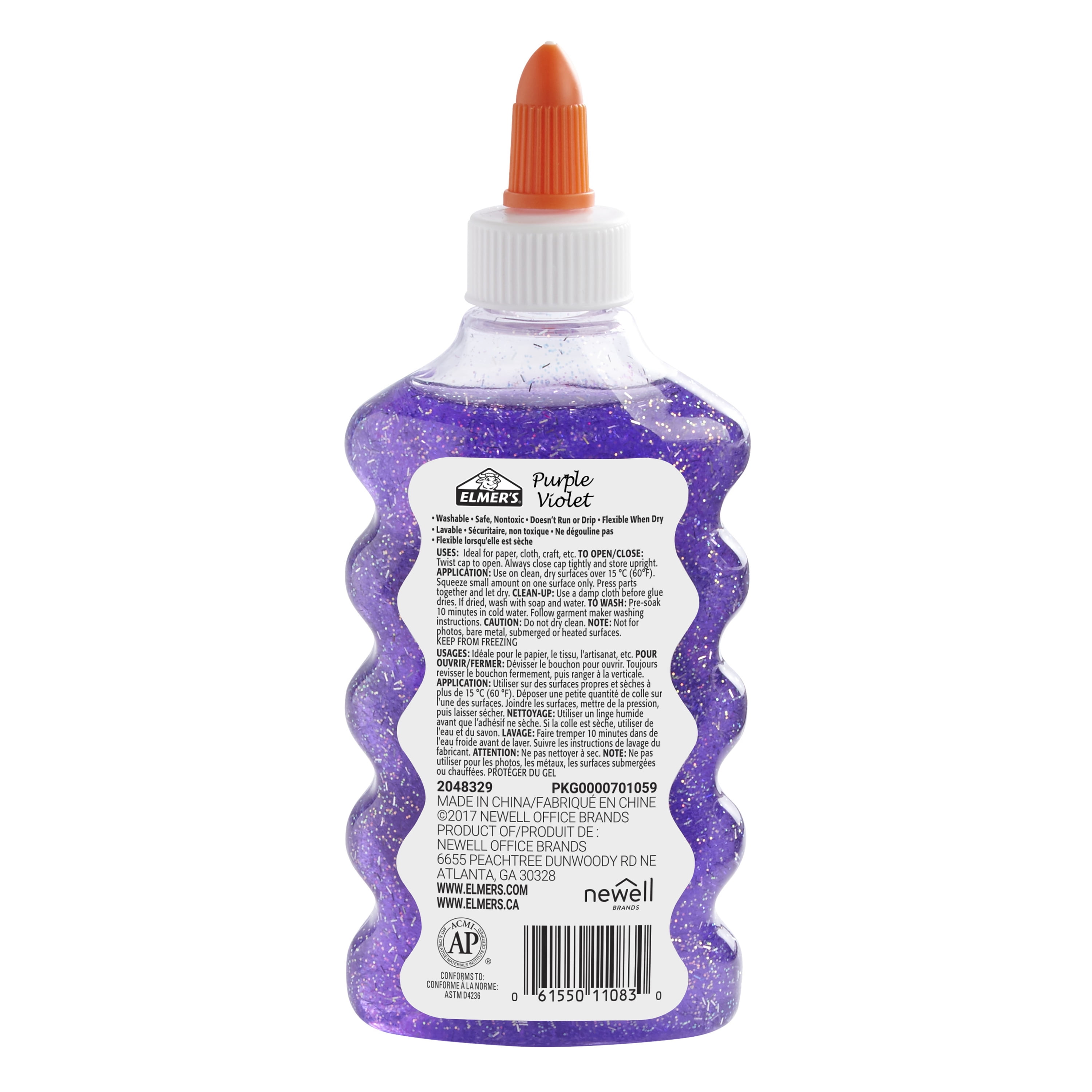 Elmer's Classic Glitter Glue, 6 Pack