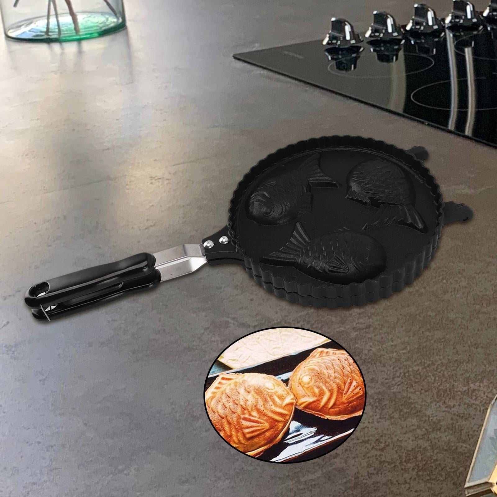 Nishiyuenyi Pancake Maker Waffle Cake Maker Baking Double Pan Non-Stick for Tea Shop Kitchen
