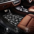 thumbnail image 6 of Zufioo Pirate skulls Print Car Floor Mats Four-piece Set, Car Interior Accessories - Corrosion-resistant, Non-Slip, Suitable for Cars, Trucks, Vans, 6 of 7