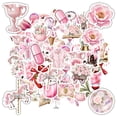 thumbnail image 4 of 35pcs Pastel Stickers Flower Cute Stickers Vintage Stationery Sticker for Laptops Notebooks Suitcases, 4 of 9