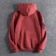 thumbnail image 5 of Sudadera con capucha para hombre, estilo Harajuku, a la moda, cálida, de color sólido, para invierno, de diseñador, ropa de calle, otoño, en colores pastel, novedad y sudadera con capucha para hombre, 5 of 5