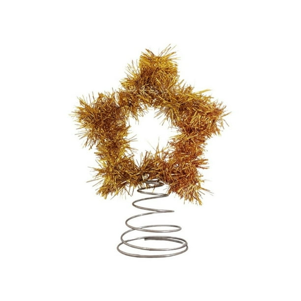 Adorno para la punta del árbol de Navidad con tres estilos para elegir: luna, estrella y corazón. Decora el árbol de Navidad y disfruta de una experiencia diferente.
