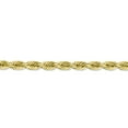 thumbnail image 4 of Auriga Fine Jewelry 10K Yellow Gold 5.5 mm Diamond-cut Rope Chain Necklace for Women 20", 4 of 6