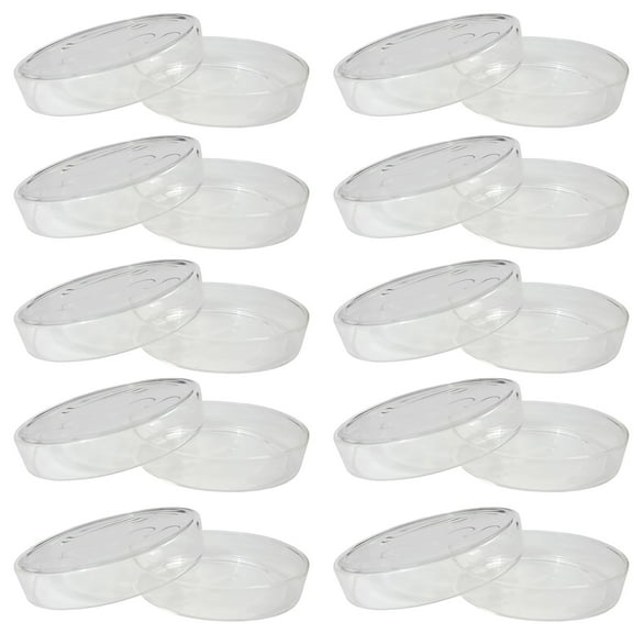 Petri Dish, Flint Glass, 100mm diameter x 15mm height. Pack of 10.