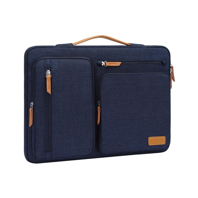 Funda protectora para portátil MOSISO 360 de 13,3 pulgadas, color azul marino