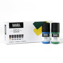 Liquitex Professional Acrylic Gouache Set, 6-Colors, 22ml, Primaries