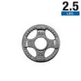 thumbnail image 3 of Body-Solid Gray Grip Cast Iron Olympic Plates 2.5, 5, 10, 25, 35, 45 lb. 25 lb., 3 of 6