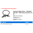thumbnail image 2 of Upstream Oxygen Sensor - Compatible with 2001 - 2005 Pontiac Grand Am 3.4L V6 2002 2003 2004, 2 of 2