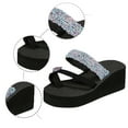 thumbnail image 5 of Sopiago Memory Foam Flip Flops for Women Men's and Women's Unisex Flip Sandals Silver,6.5, 5 of 9