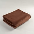 thumbnail image 3 of Flannel Blanket Fleece Throw Twin Size Brown All Season Lightweight Plush Cozy Super Soft Luxury Couch Sofa Bed Blanket, 3 of 3