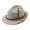 Gray#, variant on Fashion Felt Fedora Hat Wide Oktoberfest German Jazz Hat