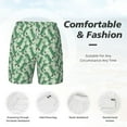thumbnail image 6 of Picia Dinosaurs on Roller Skater pattern Mens Swim Trunks with Compression Liner Stretch Beach Shorts Quick Dry with Zipper Pockets No-Chafing Board Shorts-3X-Large, 6 of 9