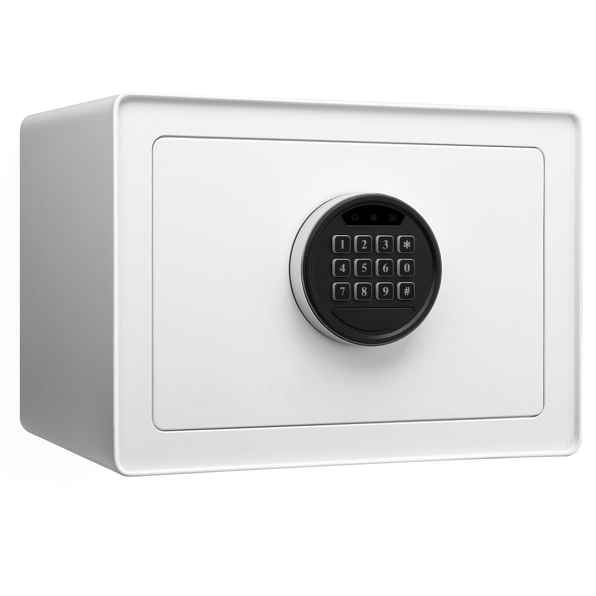 Pen + Gear Safes 0.57 CF with Electronic Lock, Backup Key, 1 Shelf, Carpeted Interior, White Model 44E50WW