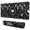 Black Gothic Skull-1, variant on Long Mouse Pads for Desk,Black Gothic Skull Spider Pattern Desk Mats on Top Of Desks, Desk Mouse Pad Extra Large with 3mm Non-Slip Base and Stitched Edge for Gaming,Office,Work,Home 31.5"x11.8"