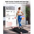 thumbnail image 6 of Under Desk Walking Pad Treadmill for  & Office, 6% Manual Incline, 2.5 , 0.6-3.8 MPH Walking Speed, 300 lb Capacity, App & Remote Control, 6 of 6