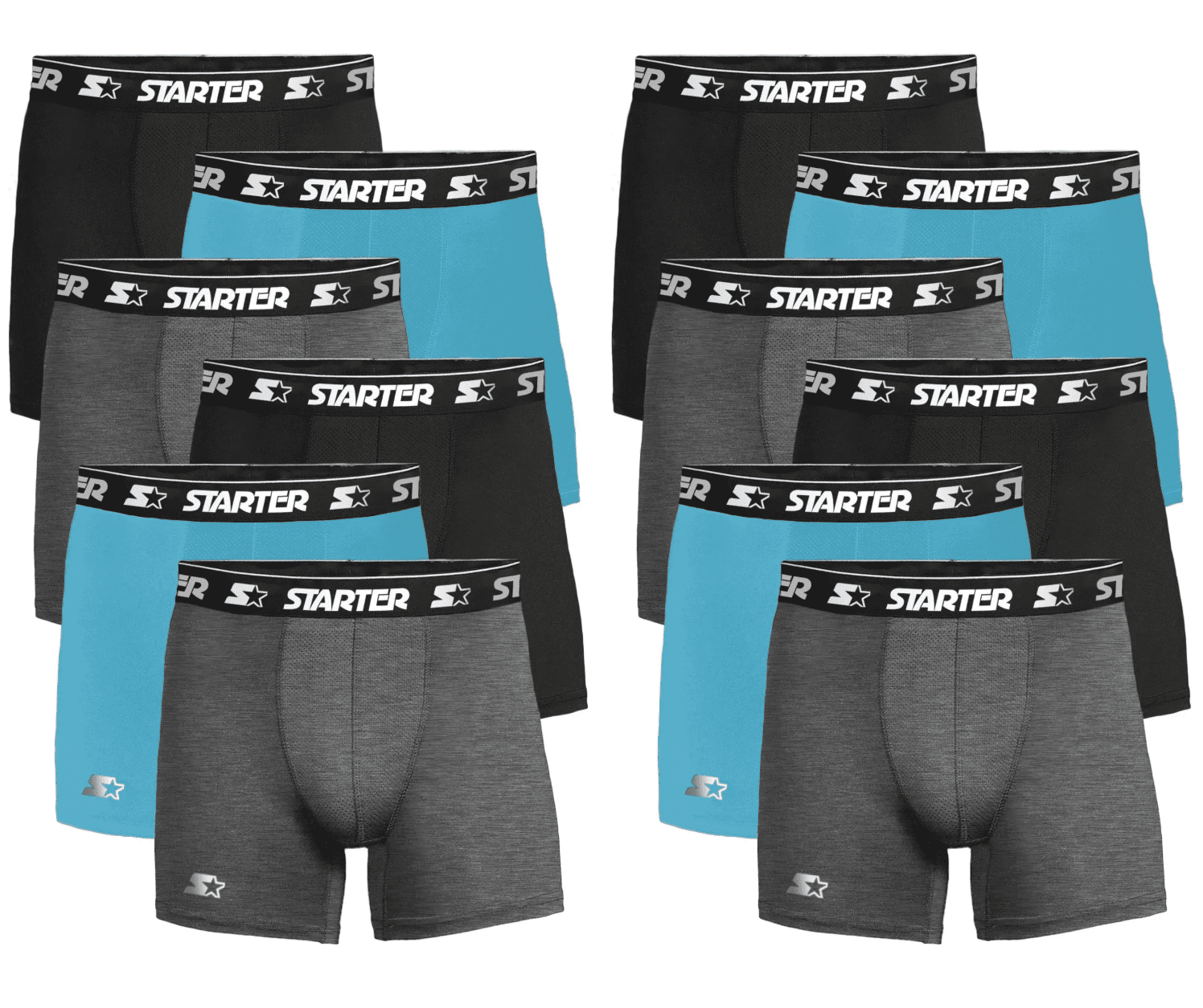 Black/Light Blue/Charcoal Grey