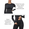 thumbnail image 4 of Charmo Thermal Underwear Sets for Womens Long Johns Seamless Warm Base Layer Top & Bottoms Moisture-Wicking for Cold Weather, 4 of 10