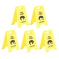 thumbnail image 1 of 5PCS Cat Vomit Sign Gag for Cat Lovers and Humor EnthusiastsCat Vomit Sign Vomit Sign Funny Long Lasting Waterproofing ABS Plastic Pet Warning Vomiting Sign, 1 of 7