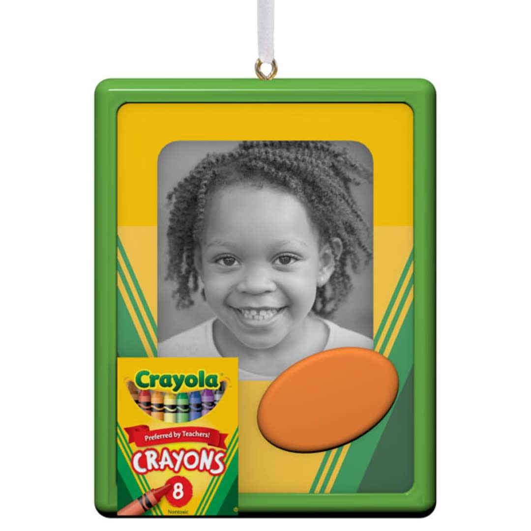 Hallmark Crayola Photo Holder Personalized Ornament