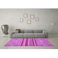 thumbnail image 3 of Ahgly Company Indoor Rectangle Abstract Purple Modern Area Rugs, 7' x 10', 3 of 4