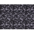 thumbnail image 2 of Zelouf Zig Zag Black Screen Print W/ Dot Glitter On Tulle  , Sewing, DIY, Crafts Fabric by the Yard, Lavender/blk/sil, 7 Yard, 2 of 2