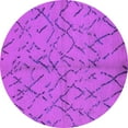 thumbnail image 1 of Ahgly Company Indoor Round Oriental Pink Industrial Area Rugs, 3' Round, 1 of 4