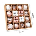 thumbnail image 3 of YHAJDS 44PCS Christmas Ball Ornaments 1.18/2.36in Shatterproof Xmas Bulbs Christmas Ornaments Set Xmas Tree Balls Hanging Balls for Wedding Holiday Halloween Party Decor Christmas Wreath Ornaments, 3 of 5