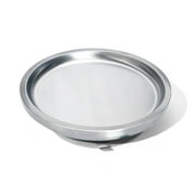 Baby Round Open Plate | Stainless Steel & Silicone