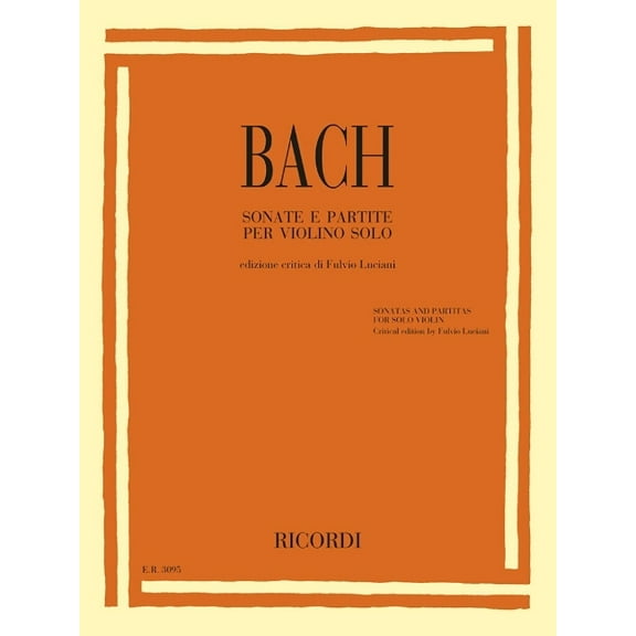 Sonatas and Partitas for Solo Violin, (Paperback)