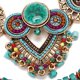 thumbnail image 4 of Collar De Cuentas Hecho A Mano, Colgante Tribal, Collar Bohemio, Día De La Mujer De Múltiples Capas De Color Para Mujeres Niñas Día De San Valentín OTVIAP Tribal Pendant, 4 of 8