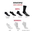 thumbnail image 3 of Calcetines deportivos invisibles Saucony para hombre, 12 pares, negro, 3 of 5