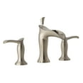 thumbnail image 1 of Ancona Eleganzia Widespread 2-Handle Bathroom Faucet in Brushed Nickel, 1 of 4