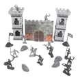 thumbnail image 2 of 21x Castle Battle Model Set Zulema Recuerdos Turísticos Accesorios para Desarrollar Imaginaciones, 2 of 8