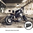thumbnail image 3 of Kenally Tapa de calor Cubierta de escape Pieza reemplazada Superficie lisa de fibra de carbono Sin rebabas Protector antiescaldado Suministros Accesorios para motos, 3 of 6