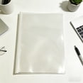 thumbnail image 4 of Pull Out File Folder Transparent Thickened; Large capacity organizer for exam papers; Resume report document folder, 4 of 5