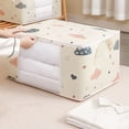 thumbnail image 4 of Bolsas de almacenamiento de liquidación TRIEIY, bolsa de almacenamiento con cremallera, organizador de mantas de tela, bolsa contenedor para ropa de cama, edredón, manta, ropa, almohada, sábana,, 4 of 8