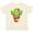 Natural, variant on Inktastic Cute Cactus with Flower Hairpiece Boys or Girls Toddler T-Shirt