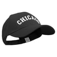 thumbnail image 5 of Chicago Illinois State Embroidered Big Size High Profile Twill Cap - Black XL-3XL, 5 of 5
