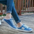 thumbnail image 6 of CHICVOMEY Canvas Slip On Tennis Shoes for Women Lightweight & Breathable Mules Comfort Fashion Tennis Shoes Sneakers for Casual Walking & Work, 6 of 9