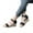 Black, variant on AXXD Beige Wedge Sandals for Women Knitted Round Toe One Character Slope Fish Mouth Sandals High Heel Summer Casual