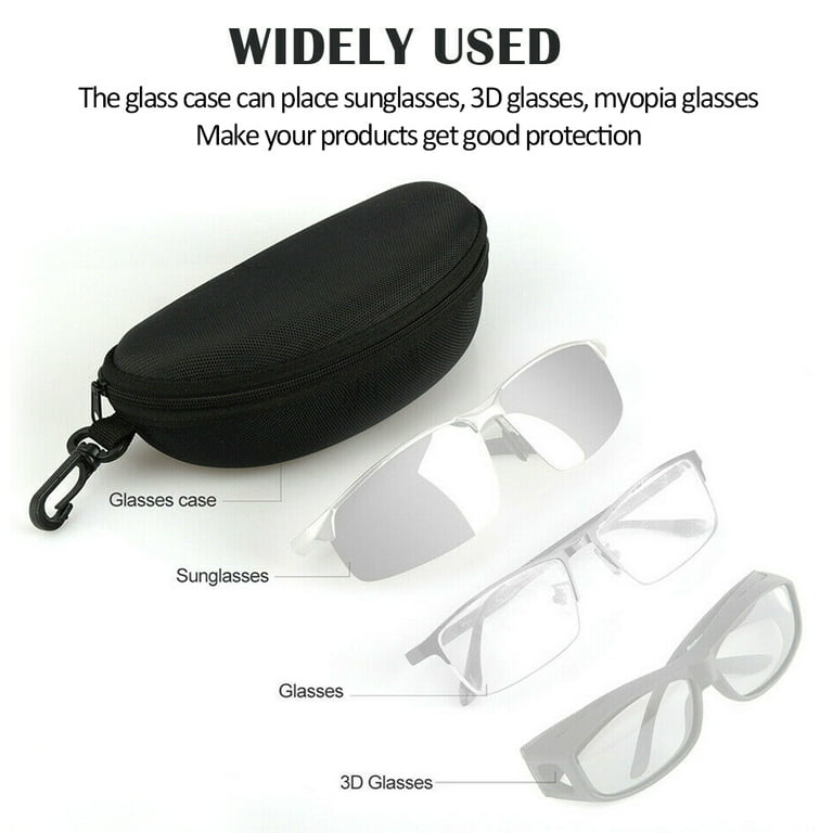 3 Pack Sunglasses Case for Women and Men, Portable Travel Large Eyeglasses  Case/Safety Glasses Case/ 3D Glasses Case or Reading Glasses Case, 3 Pack  at  Men's Clothing store