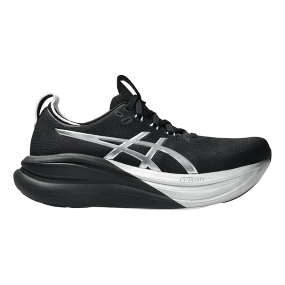 Tenis Asics Mujer Dama Nimbus 28 Platinum Negro Running negro 5.5 MX