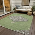 thumbnail image 6 of Addison Rugs Chantille Indoor/Outdoor Traditional Vintage Aloe Washable Rectangle Rug, 10' x 14', 6 of 6