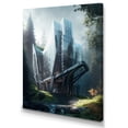 thumbnail image 2 of Designart "Futuristic Architectural Brilliance II" Futuristic Architecture Canvas Art Print, 2 of 5
