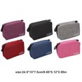 thumbnail image 3 of Bolsa de almacenamiento colgante de viaje, neceser, accesorios impermeables Unisex, organizador plegable de maquillaje, suministro comercial de Almacenamiento y organización del hogar Rosa roja Advancent HA080984-06, 3 of 6