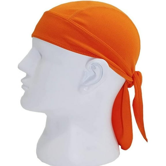 Derest Sweat Wicking Beanie Cap Hat, Skull Cap Pirate Hat Bandana Head Wrap for Men and Women