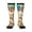 3 Black, variant on construction road work landscape Knee Socks, High Socks Long Stretchy Sock Women Knee High Stocking, Long Socks for Women