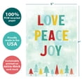 thumbnail image 2 of Tree-Free Greetings Holiday Greeting Card 16 Pack, 5x7, Peace on Earth (GP60507), 2 of 7