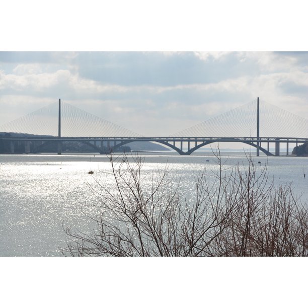 Plougastel Daoulas Bridge Harbor Inch By 30 Inch Laminated Poster With Bright Colors And Vivid Imagery Fits Perfectly In Many Attractive Frames Walmart Com Walmart Com